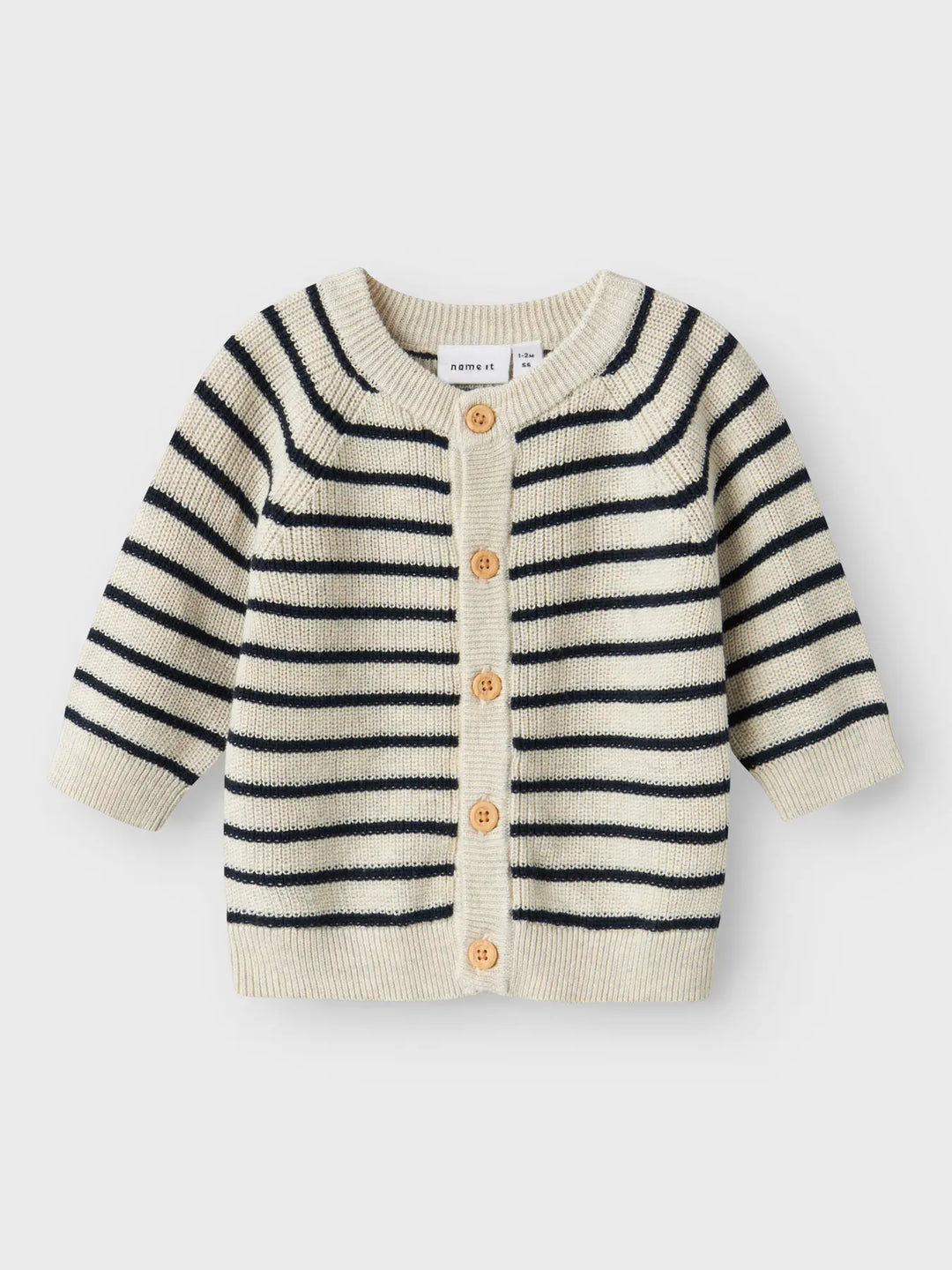 Name It - Knit Cardigan - Stripe - Mabel & Fox