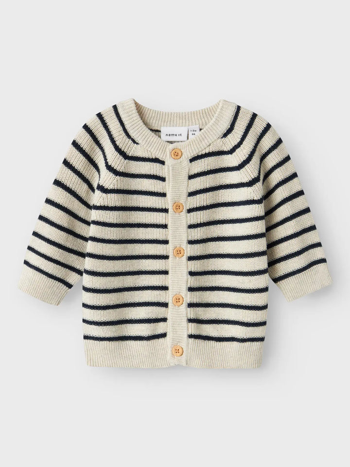 Name It - Knit Cardigan - Stripe - Mabel & Fox