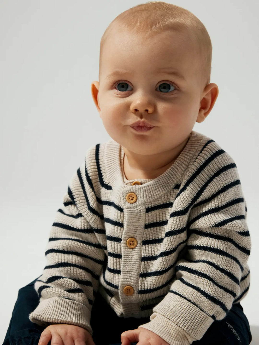 Name It - Knit Cardigan - Stripe - Mabel & Fox