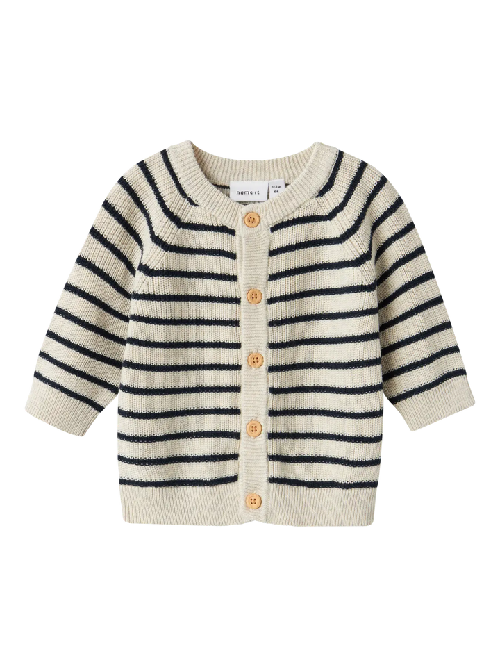 Name It - Knit Cardigan - Stripe - Mabel & Fox