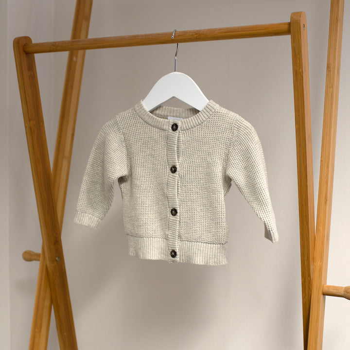 Name It - Personalised Knit Cardigan - Cream - Mabel & Fox