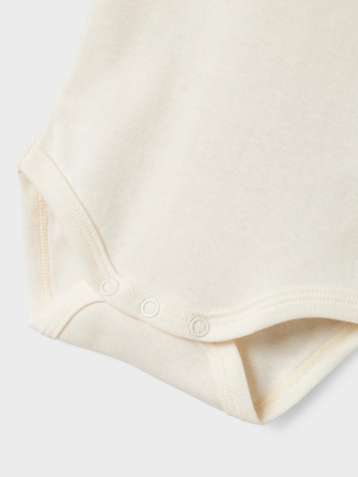 Name It - Short Sleeve Bodysuit Set - Flowers (3 Pcs) - Mabel & Fox