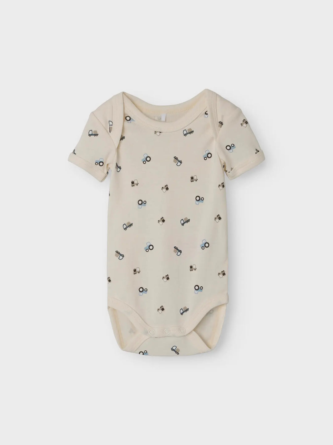 Name It - Short Sleeve Bodysuit Set - Tractors (3 Pcs) - Mabel & Fox