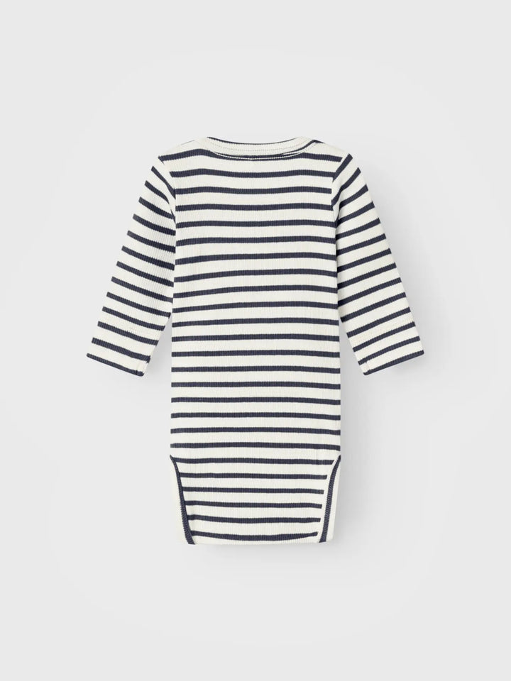 Name It - Striped Bodysuit - Dark Sapphire - Mabel & Fox