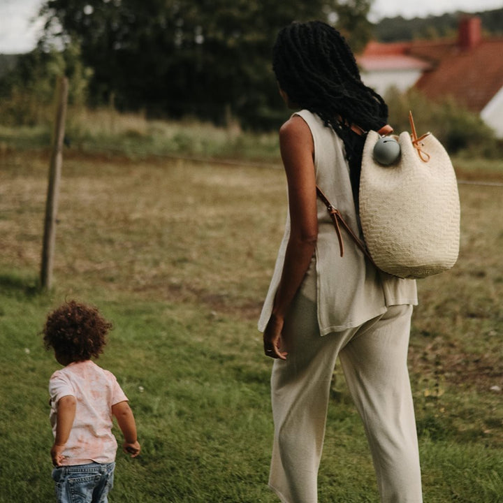 Mushie - Silicone Pacifier Case - Dried Thyme