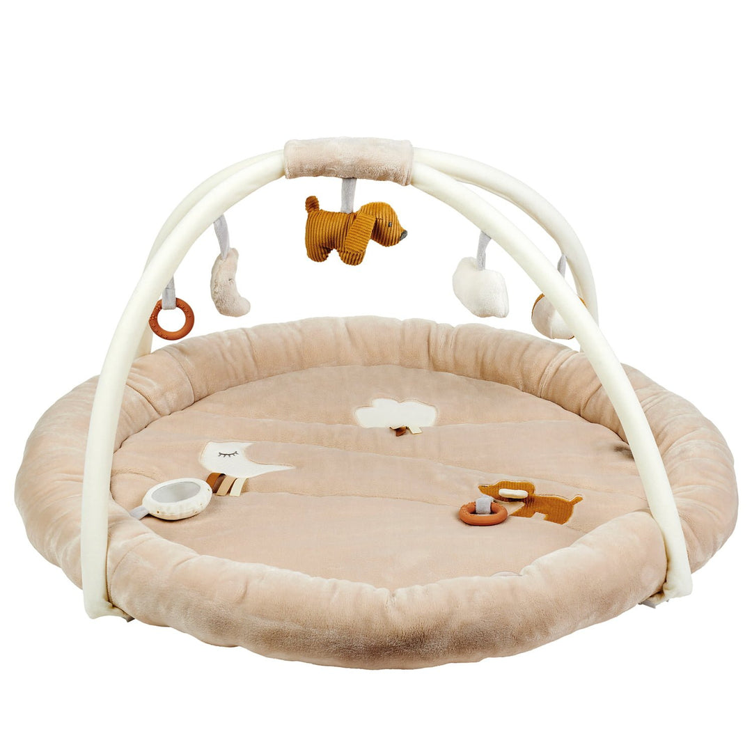 Nattou - Stuffed Playmat with Arches - Charlie the Dog - Mabel & Fox