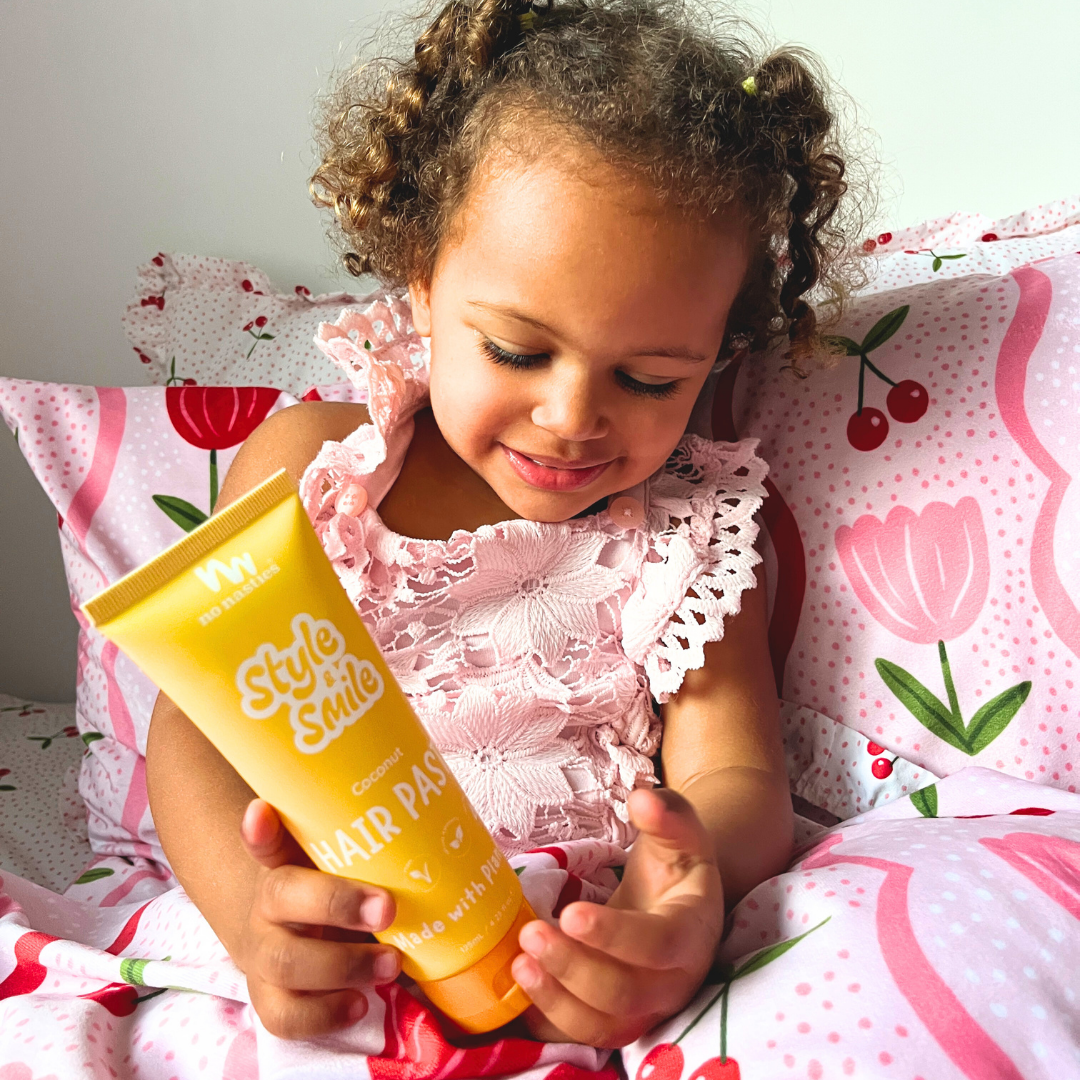 No Nasties – Kids Hair Paste – Coconut & Lime - Mabel & Fox
