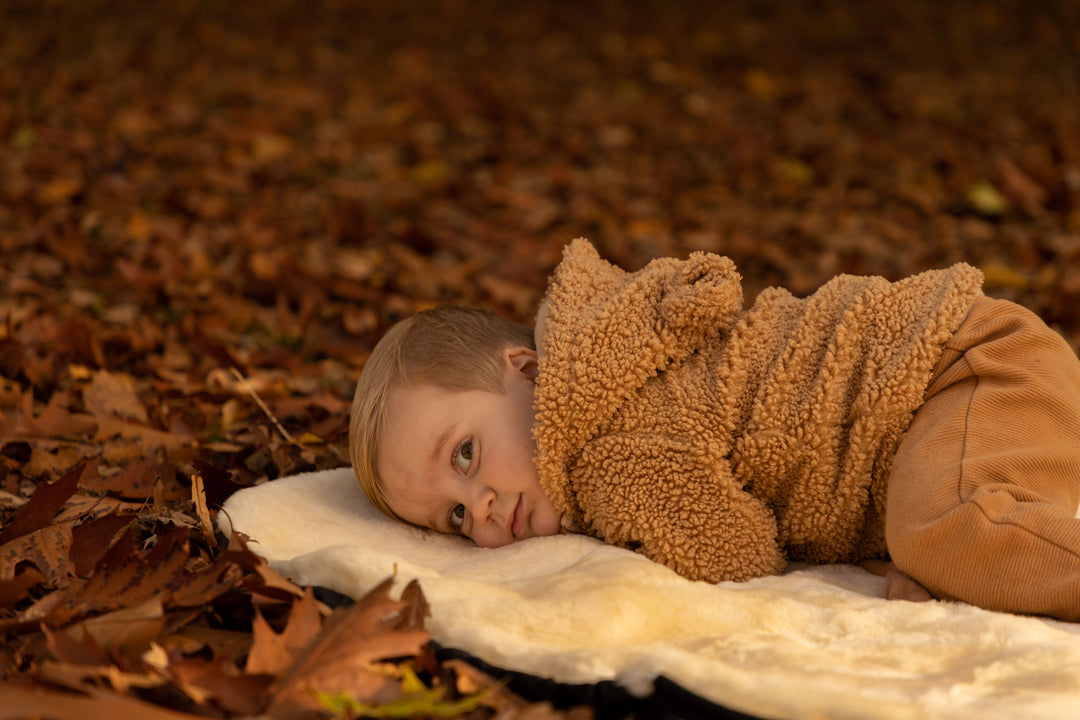 Naturally Sheepskins - Sheepskin Footmuff - Black - Mabel & Fox