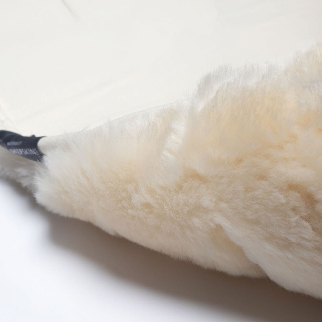 Naturally Sheepskins - Sheepskin Pram Liner - Original Natural - Mabel & Fox