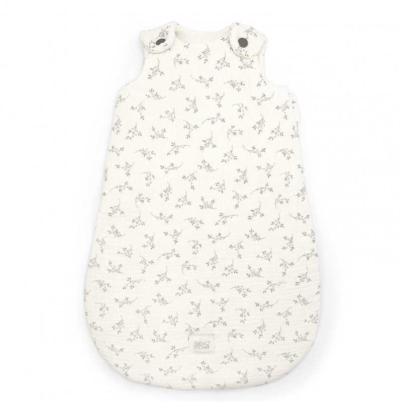 Babyshower – Newborn Sleeping Bag – Olive Bloom - Mabel & Fox
