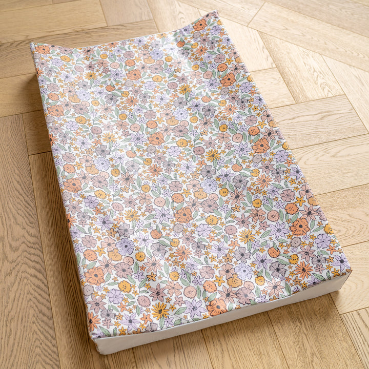 Mabel & Fox - Wedge Baby Changing Mat - Retro Florals