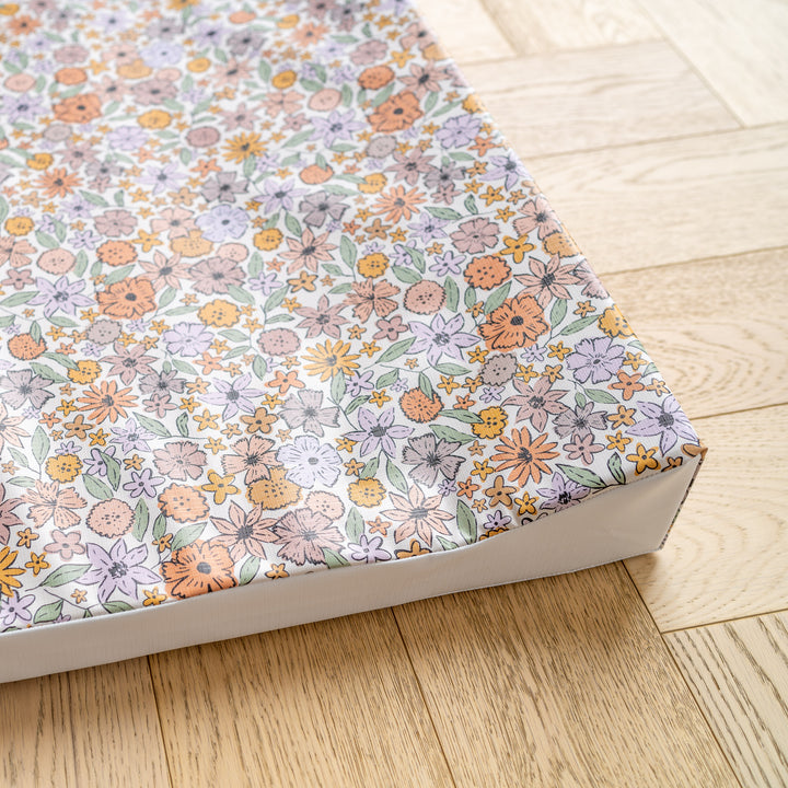Mabel & Fox - Wedge Baby Changing Mat - Retro Florals