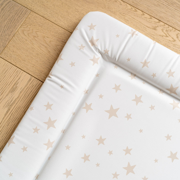 Mabel & Fox - Baby Changing Mat - Beige Stars