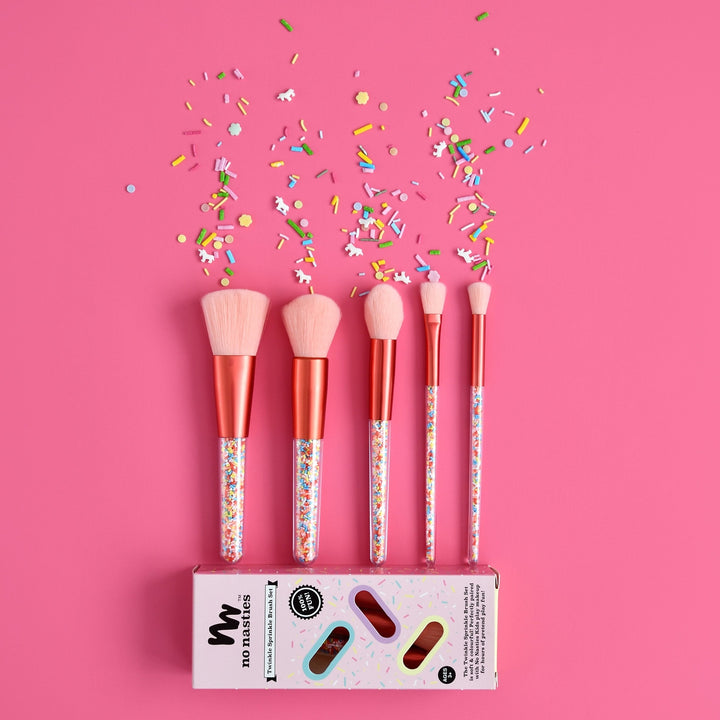 No Nasties – Kids Makeup Brush Set – Twinkle Sprinkle - Mabel & Fox