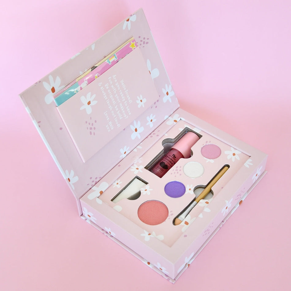 No Nasties – Kids Makeup Palette & Lip Gloss – Nala Pink - Mabel & Fox