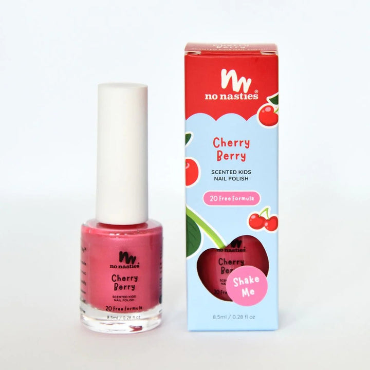 No Nasties – Nail Polish – Cherry Berry - Mabel & Fox