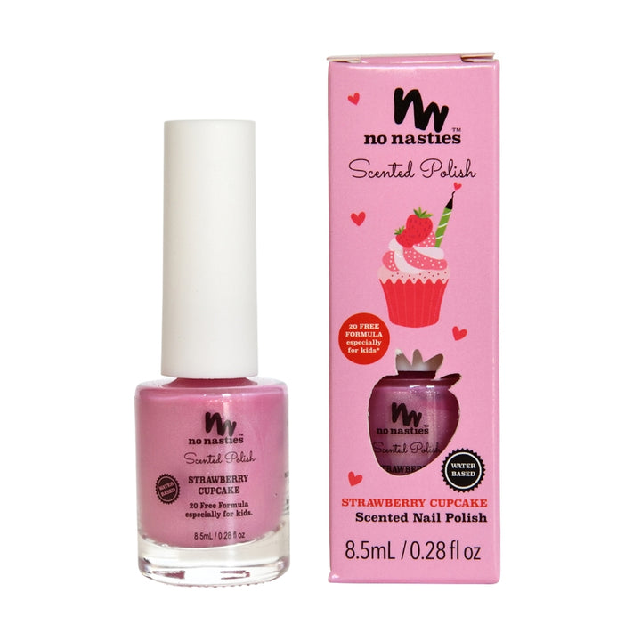 No Nasties – Nail Polish – Strawberry Cupcake - Mabel & Fox