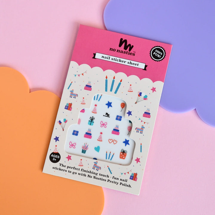 No Nasties – Nail Stickers – Birthday Fun - Mabel & Fox