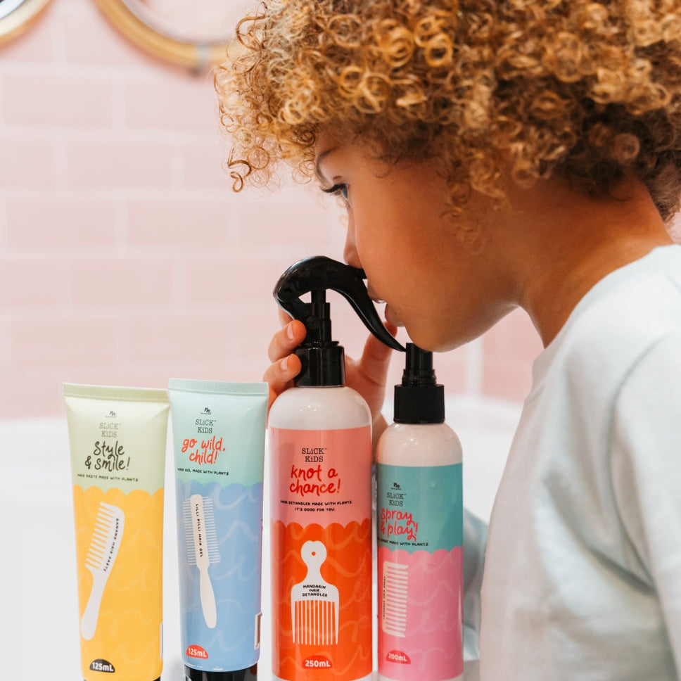 No Nasties – SLiCK KiDS™ Hair Detangling Spray – Strawberry - Mabel & Fox