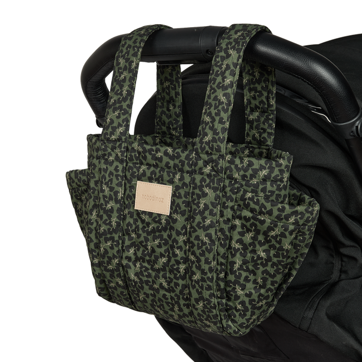 Nobodinoz - Hyde Park Stroller Organiser - Forest Yumiko - Mabel & Fox