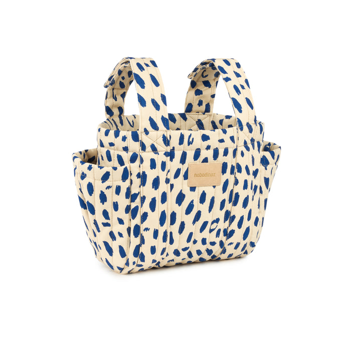 Nobodinoz - Hyde Park Stroller Organiser - Leonie Blue - Mabel & Fox