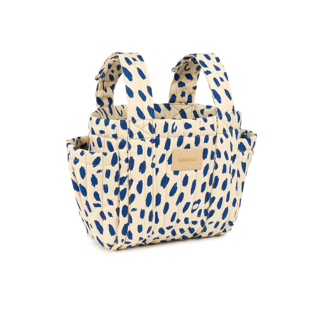 Nobodinoz - Hyde Park Stroller Organiser - Leonie Blue - Mabel & Fox