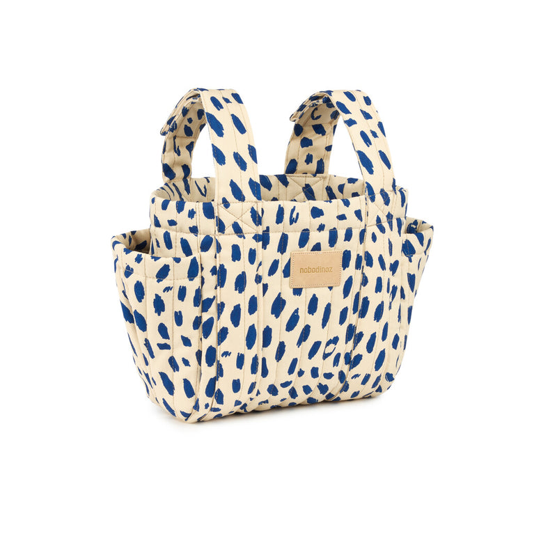 Nobodinoz - Hyde Park Stroller Organiser - Leonie Blue - Mabel & Fox