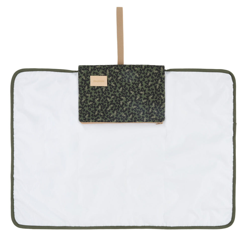 Nobodinoz- Hyde Park Waterproof Changing Pad - Forest Yumiko - Mabel & Fox