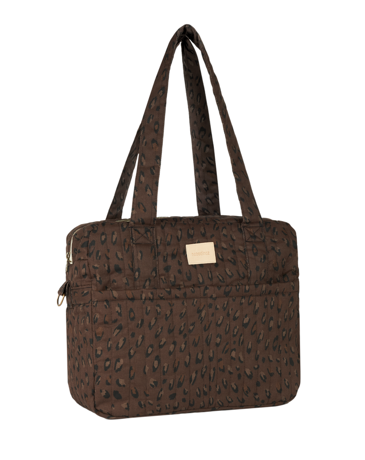 Nobodinoz- Hyde Park Waterproof Stroller Bag- Leonie Brown - Mabel & Fox