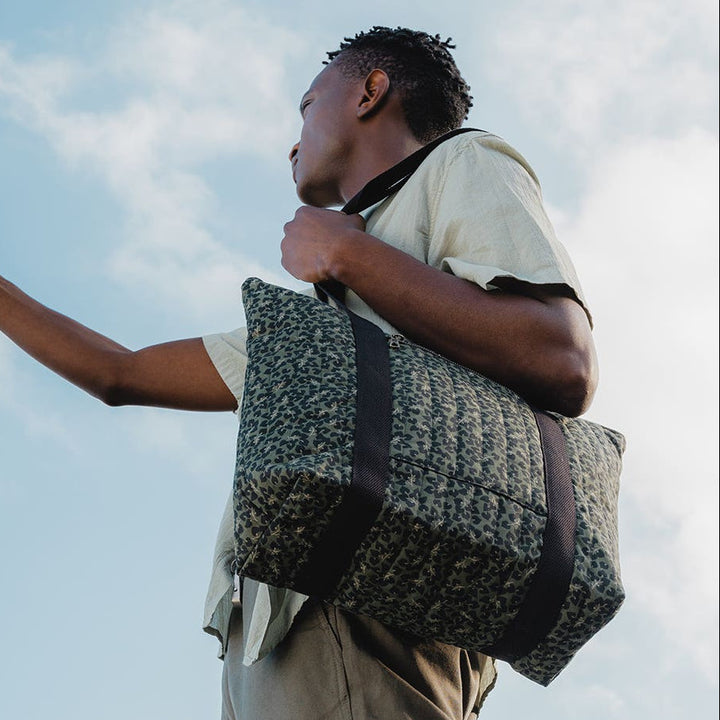 Nobodinoz - Paris-Tokyo Daily Tote Bag - Forest Yumiko - Mabel & Fox