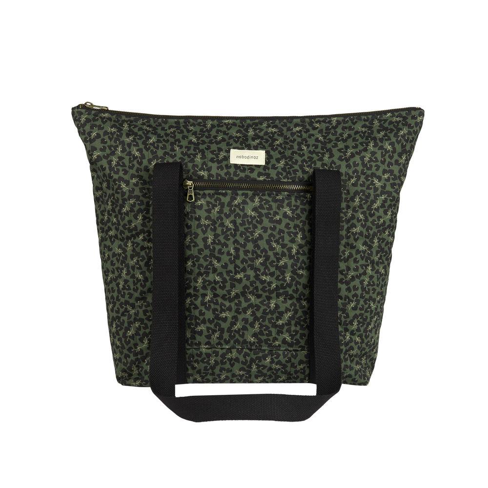 Nobodinoz - Paris-Tokyo Daily Tote Bag - Forest Yumiko - Mabel & Fox