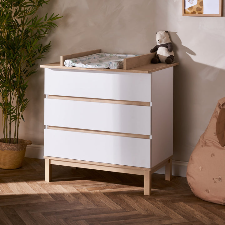 OBaby - Astrid Changing Unit - White - Mabel & Fox