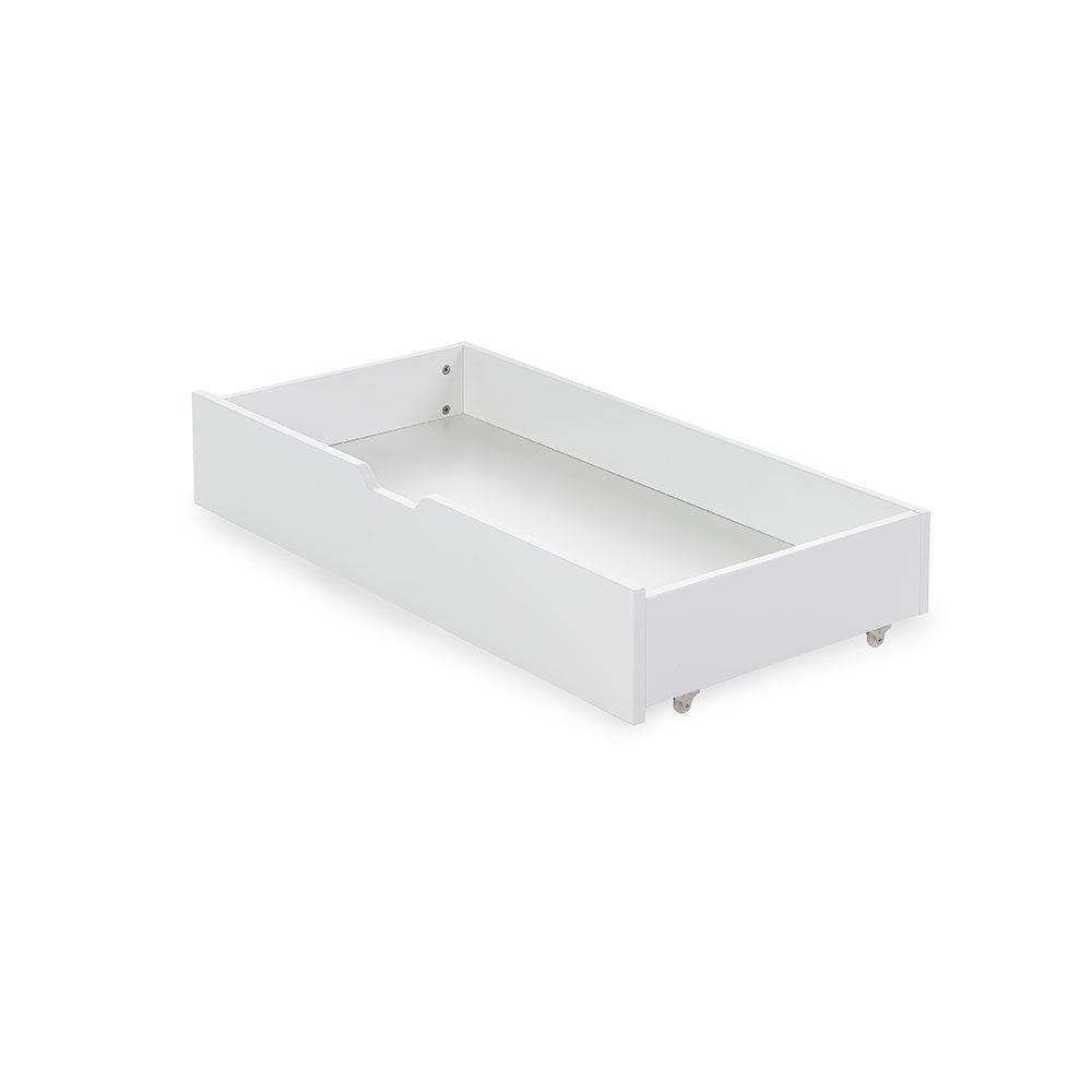 OBaby - Bantam Space Saver Cot & Under Drawer - White - Mabel & Fox