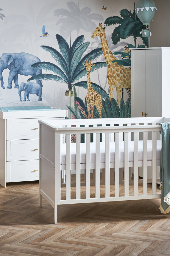 OBaby - Evie 3 Piece Room Set - White - Mabel & Fox