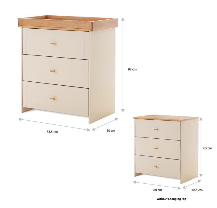 OBaby - Evie Mini 2 Piece Room Set - Cashmere - Mabel & Fox