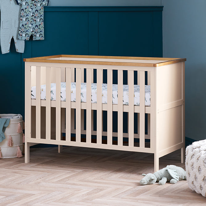 OBaby - Evie Mini Cot Bed - Cashmere - Mabel & Fox