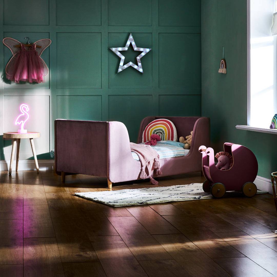 OBaby - Lumi Toddler Bed - Pink - Mabel & Fox