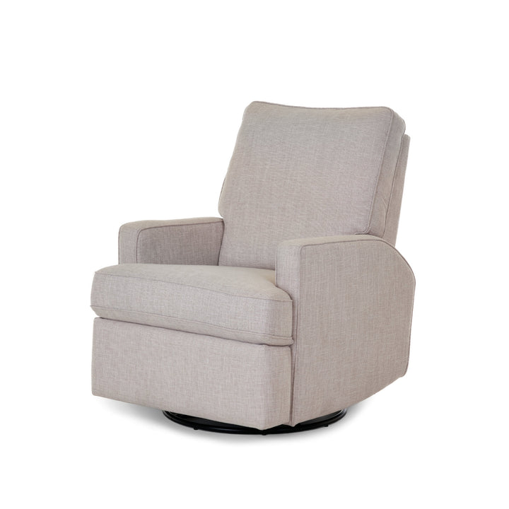 OBaby - Madison Swivel Glider Recliner Chair - Oatmeal - Mabel & Fox