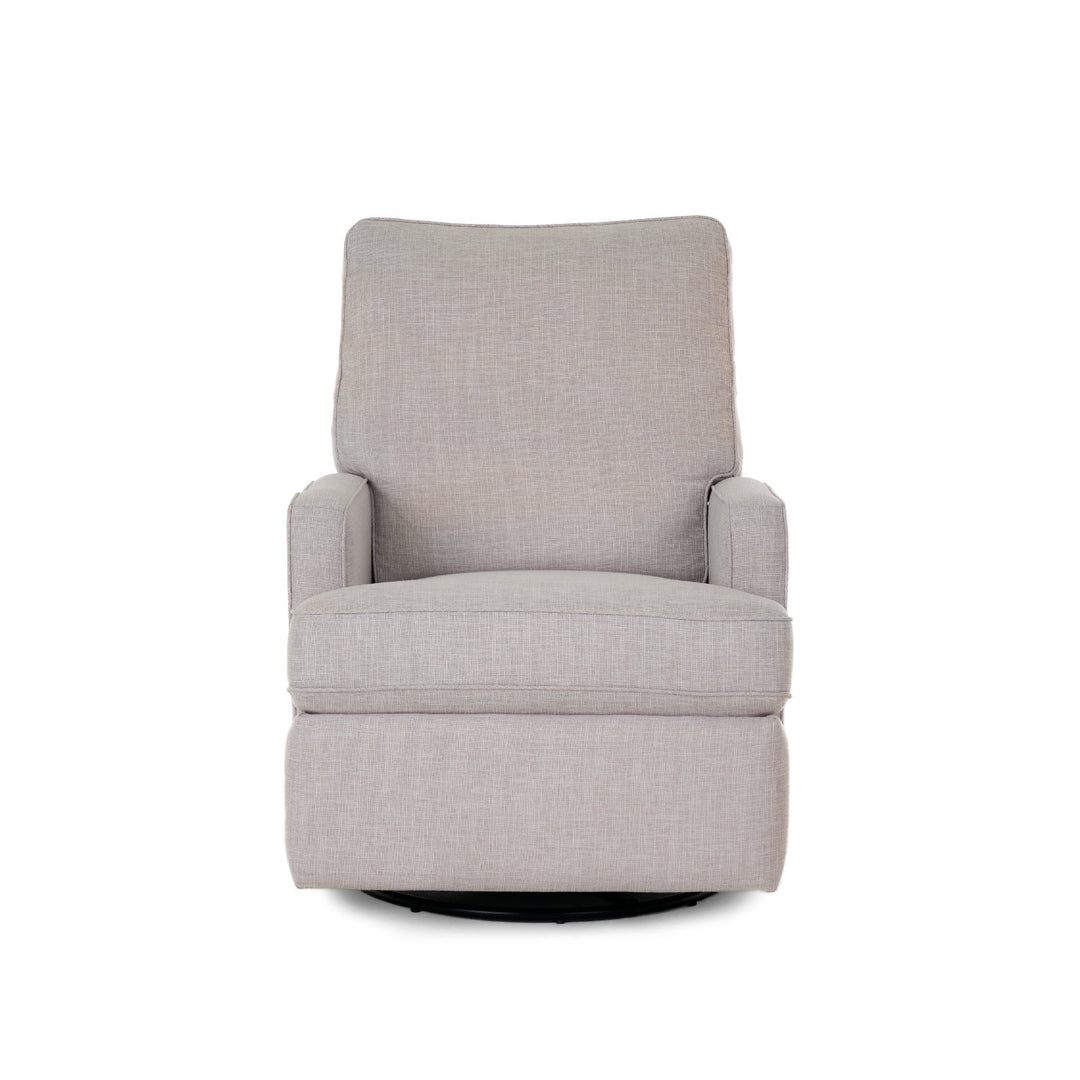 OBaby - Madison Swivel Glider Recliner Chair - Oatmeal - Mabel & Fox