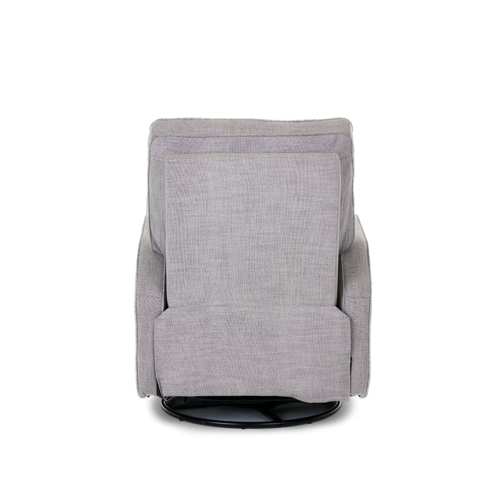 OBaby - Madison Swivel Glider Recliner Chair - Pebble - Mabel & Fox