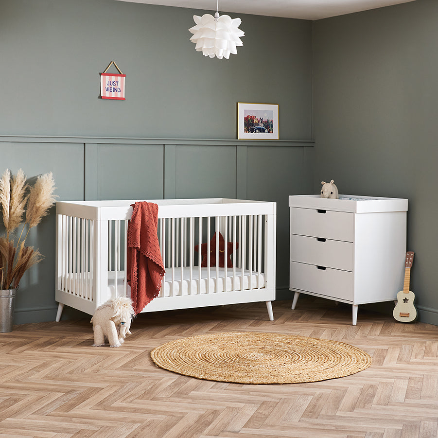 OBaby - Maya 2 Piece Room Set - Nordic White - Mabel & Fox