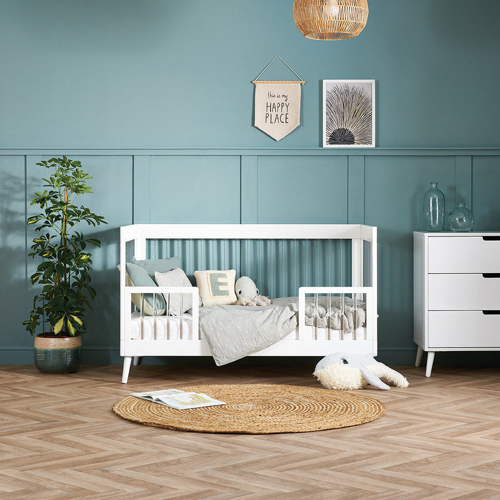 OBaby - Maya 2 Piece Room Set - White with Acrylic - Mabel & Fox