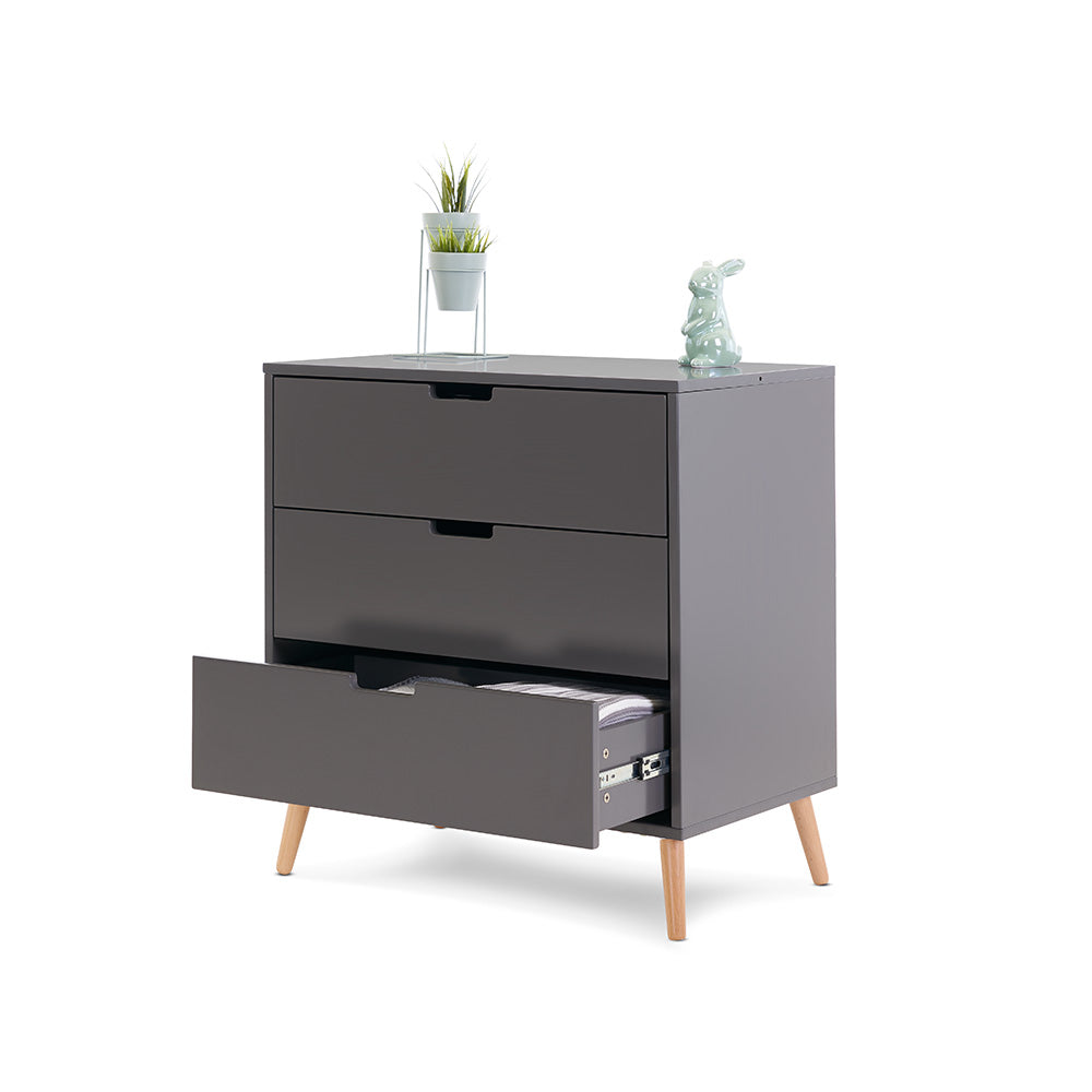 OBaby - Maya Mini 2 Piece Room Set - Slate with Natural - Mabel & Fox