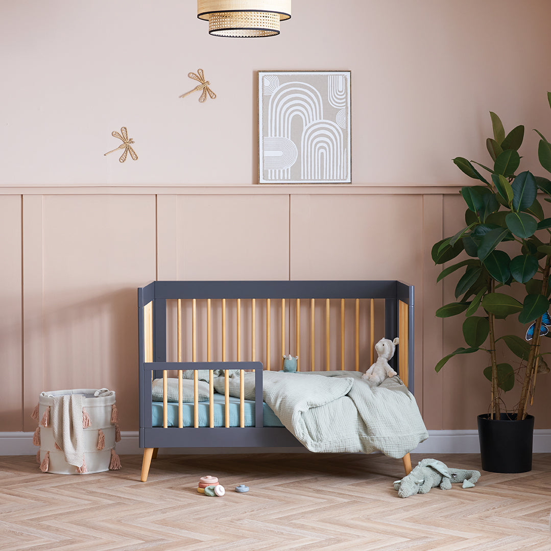 OBaby - Maya Mini 3 Piece Room Set - Slate with Natural - Mabel & Fox