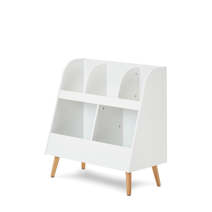 OBaby - Maya Toy Storage - White with Natural - Mabel & Fox