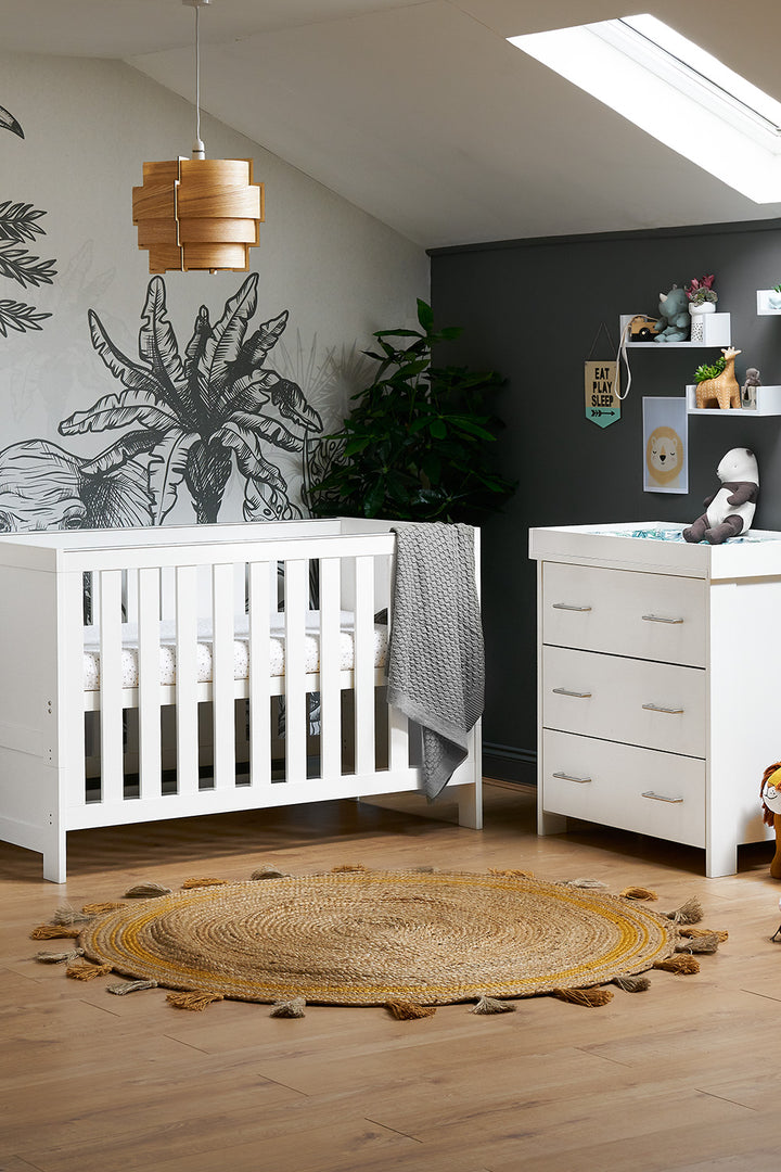 OBaby - Nika 2 Piece Room Set - White Wash - Mabel & Fox