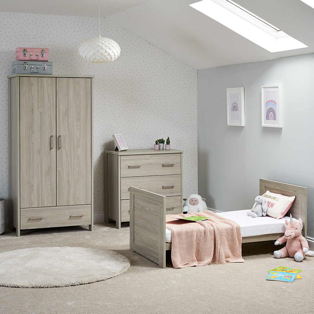 OBaby - Nika 3 Piece Room Set - Grey Wash - Mabel & Fox