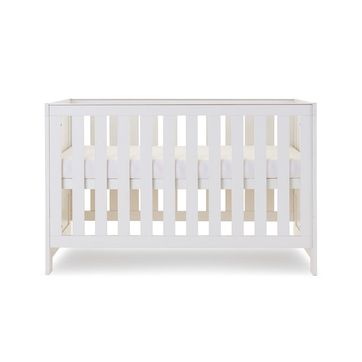 OBaby - Nika Cot Bed - White Wash - Mabel & Fox