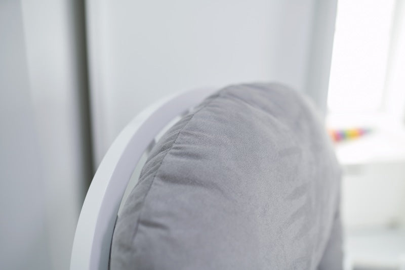 OBaby - Reclining Glider Chair and Stool - Grey - Mabel & Fox