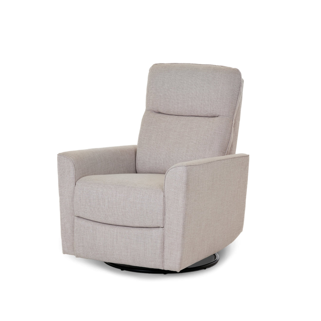 OBaby - Savannah Swivel Glider Recliner Chair - Oatmeal - Mabel & Fox
